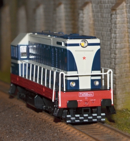 T458 1171 DIESELOVÁ LOKOMOTÍVA ČSD RADY 721 (ex. T458.0/1), MTB H0