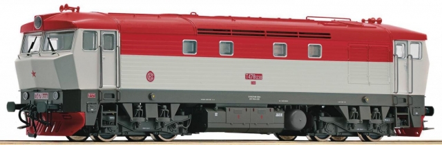 T478 1168 DIESELOVÁ LOKOMOTÍVA ČSD RADY 749/751 MTB H0,