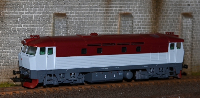 T478 1168 DIESELOVÁ LOKOMOTÍVA ČSD RADY 749/751 MTB H0,