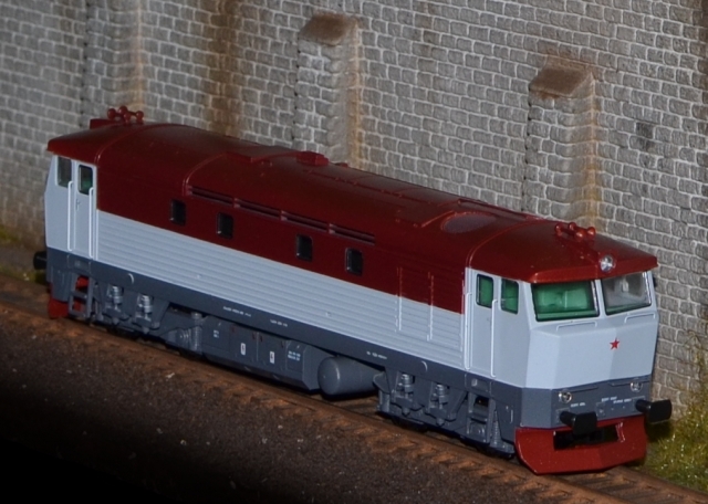 T478 1168 DIESELOVÁ LOKOMOTÍVA ČSD RADY 749/751 MTB H0,