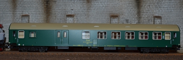 74350 Tillig BATOŽINOVÝ VOZEŇ ČSD TYP Y/B 70 H0