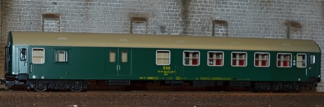74350 Tillig BATOŽINOVÝ VOZEŇ ČSD TYP Y/B 70 H0