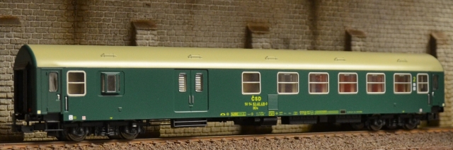 74350 Tillig BATOŽINOVÝ VOZEŇ ČSD TYP Y/B 70 H0