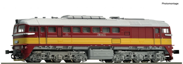 7390002 Dieselová lokomotíva 781 505-3, ROCO TT, SOUND