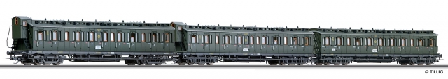 01564 Set troch osobných vagónov DRG