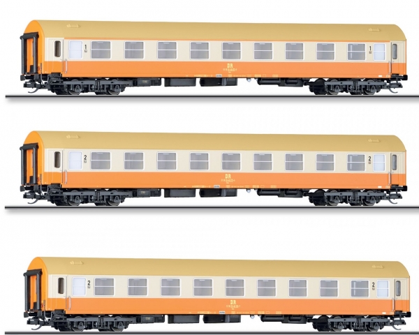 01804 Súprava osobných vagónov „Städteexpress“ DR, Tillig TT