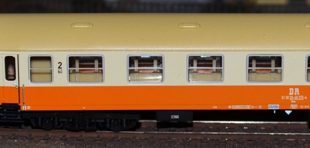 01804 Súprava osobných vagónov „Städteexpress“ DR, Tillig TT