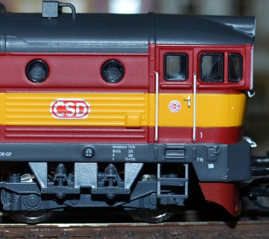 Dieselová lokomotíva ČSD T 478.4063, MTB TT