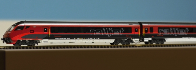 01755 E Set Railjet OBB, limitovaná séria, TILLIG TT