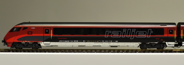 01755 E Set Railjet OBB, limitovaná séria, TILLIG TT