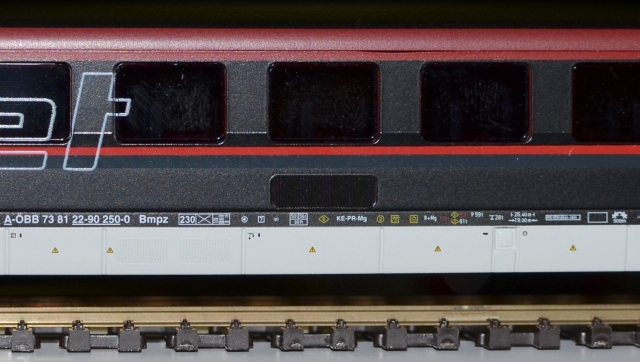 01755 E Set Railjet OBB, limitovaná séria, TILLIG TT