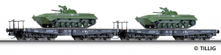 01606 Set dvoch vagónov s tankom ČSD