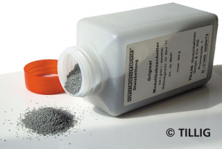 86407 svetlo sivý štrk pod koľajnice 500g