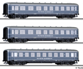 01595 Set osobných vagónov DB, Tillig TT