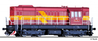 02752 DIESELOVÁ LOKOMOTÍVA rady 742 ZSSK Cargo, TILLIG TT SOUND
