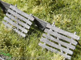PLT-501 Model scene, drevené zásnežky TT