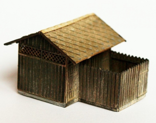 91551 Model scene, železnicé WC TT
