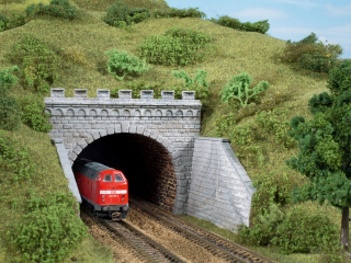 13277 Dvojkoľajové tunelové portály, Auhagen TT
