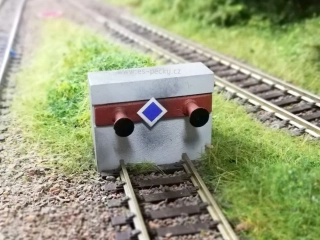 19362 Zarážedlo betonové, ES Pečky, TT